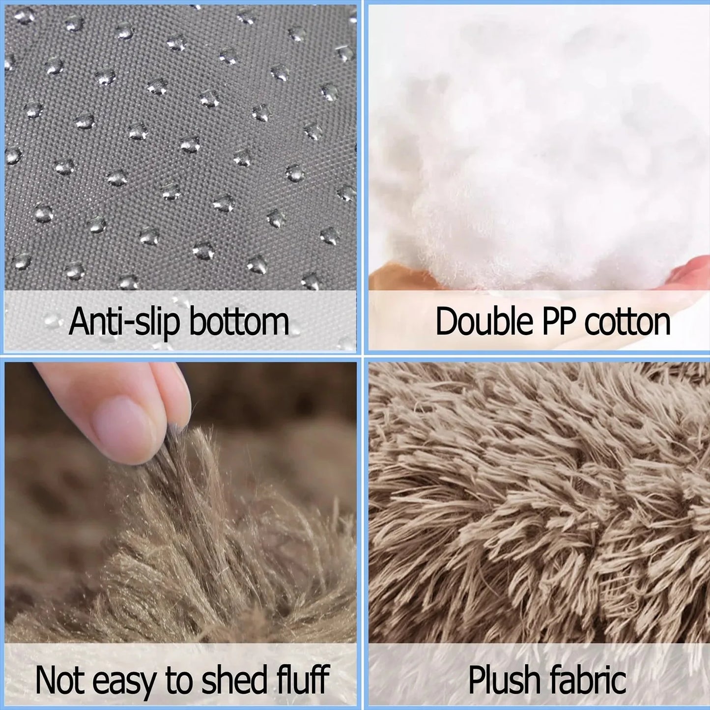 Cama Redonda de Pelúcia para Pets