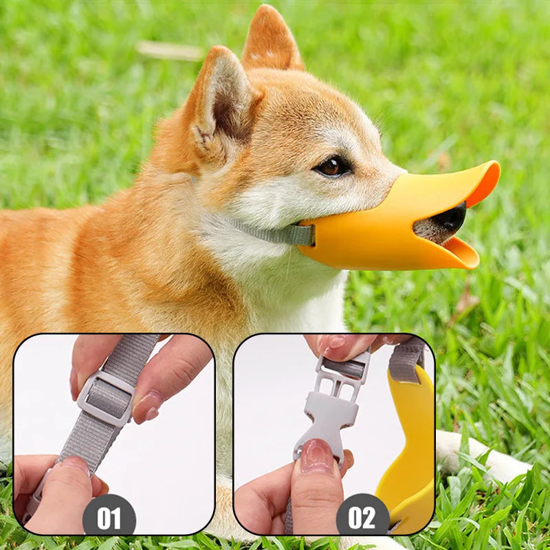 Focinheira de Silicone Anti-Latido para Cachorros "Focinheira de Silicone Anti-Latido para Cachorros"