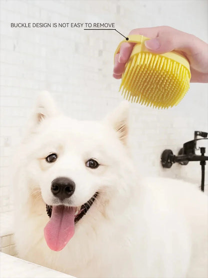 Escova para Pets com Shampoo Integrado