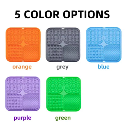 Brinquedo e Comedouro de Silicone Antiestresse