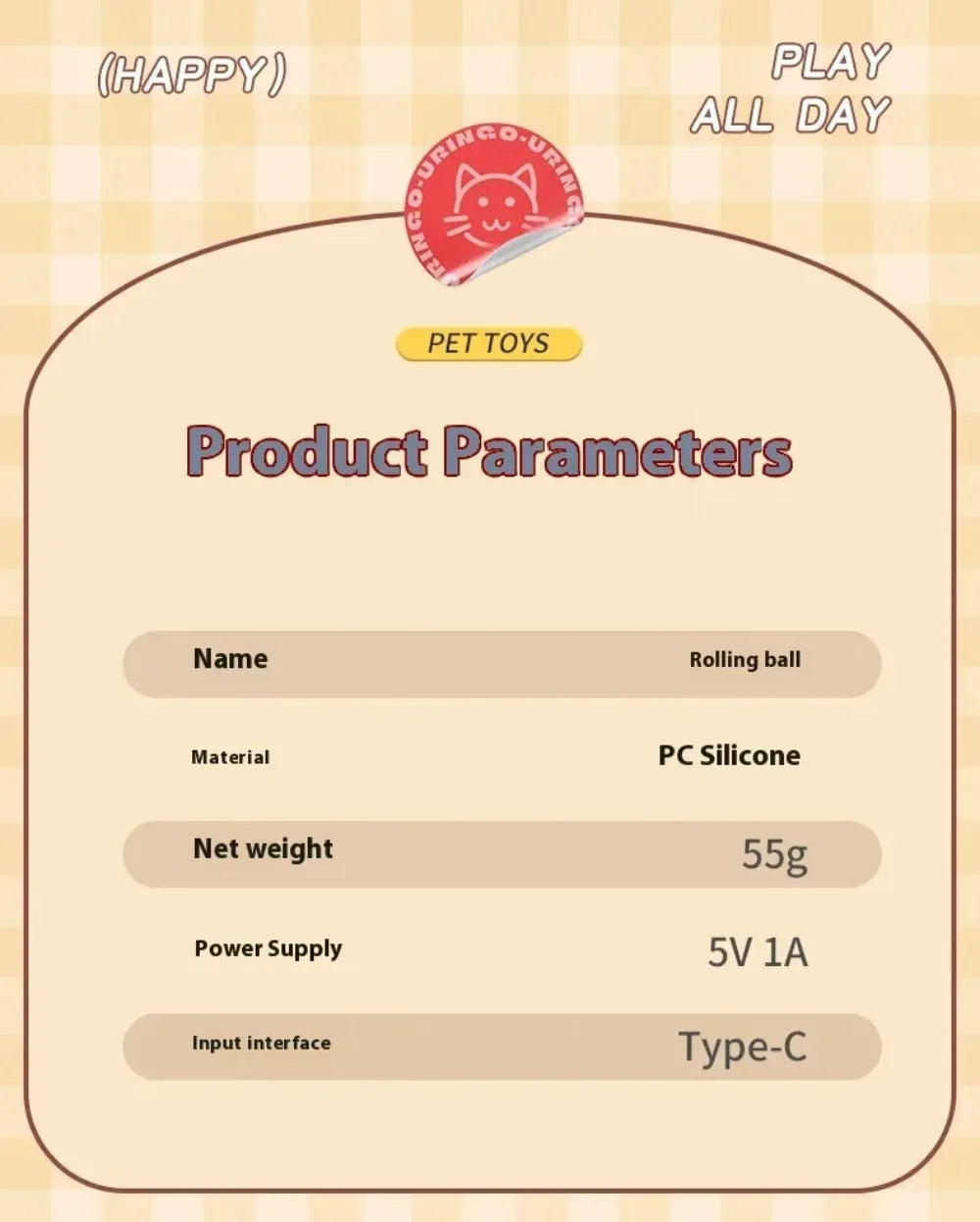 Bola Elétrica Interativa para Gatos