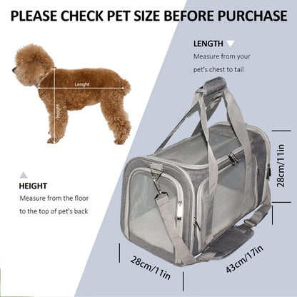 Mochila Respirável para Transporte de Pets