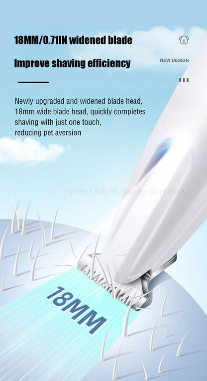 Aparador de Pelos com LED e Display Inteligente