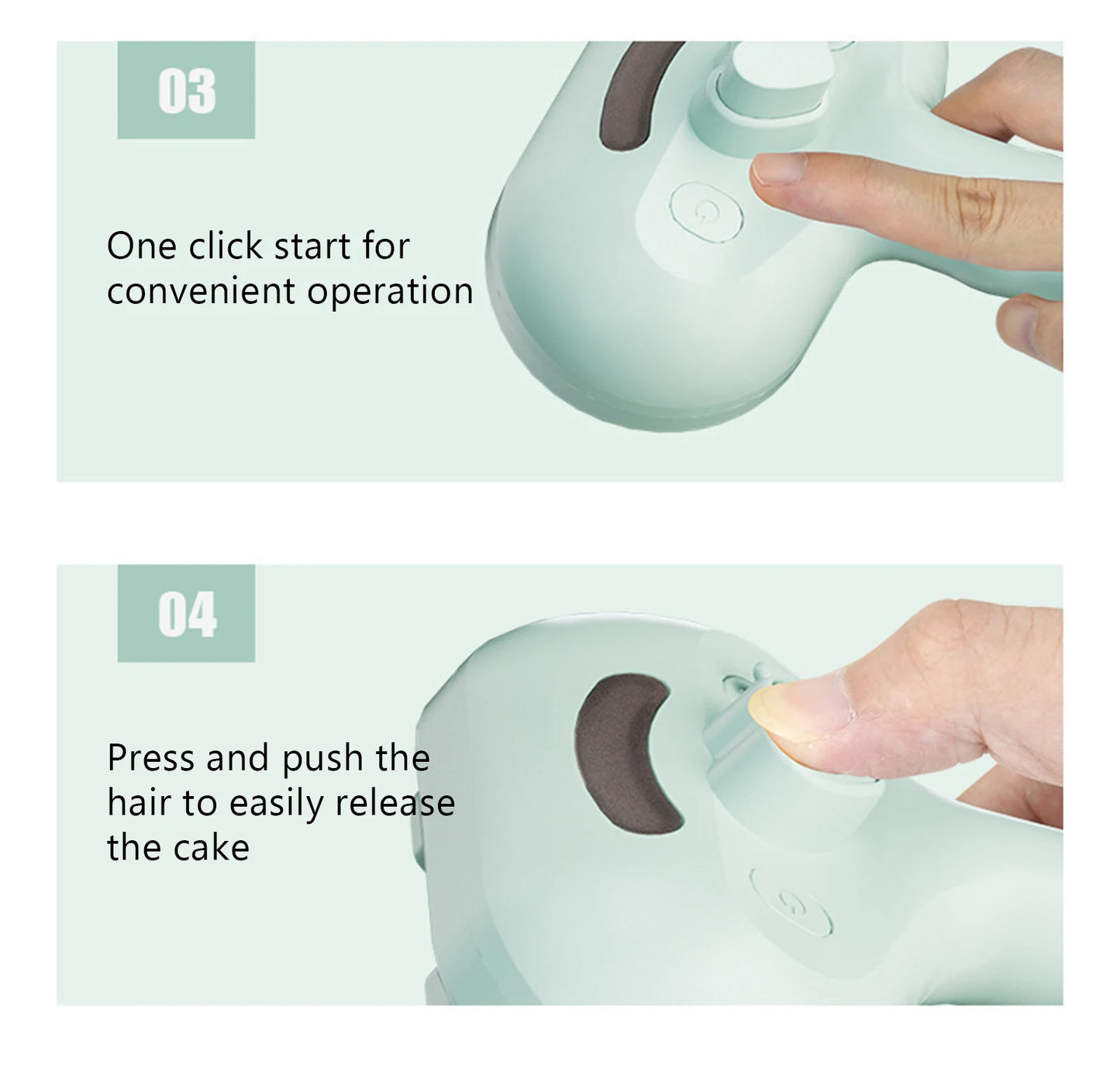 Escova Massageadora com Spray para Pets