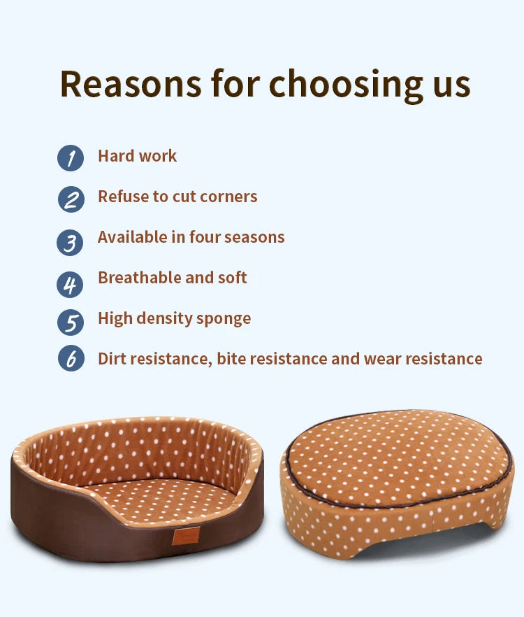 Cama Oval para Pets Pequenos e Médios