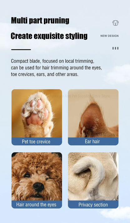 Aparador de Pelos com LED e Display Inteligente