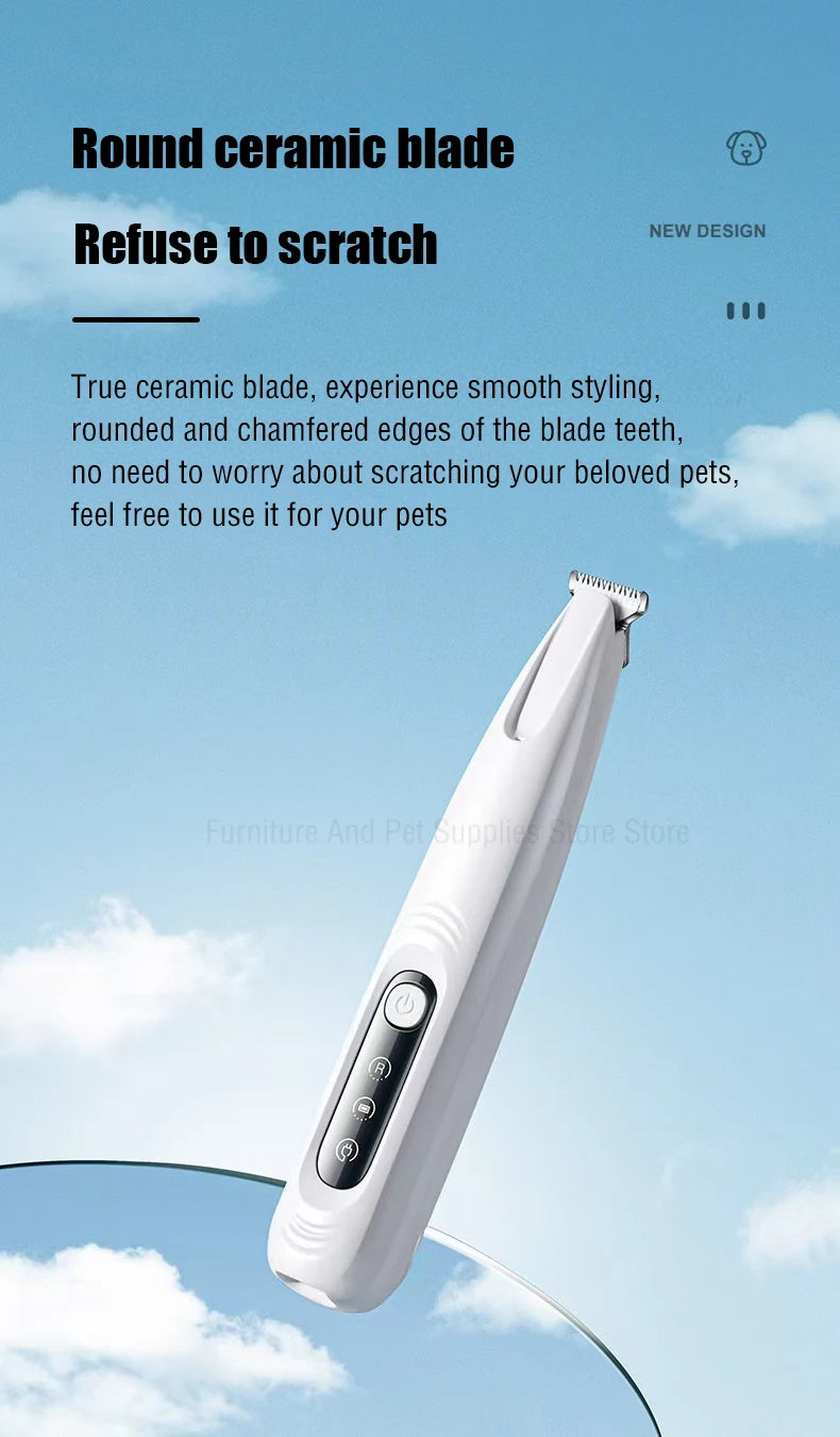 Aparador de Pelos com LED e Display Inteligente