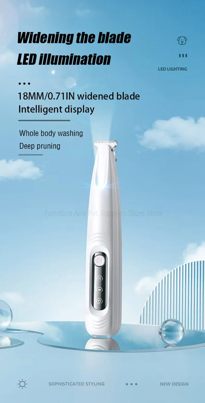 Aparador de Pelos com LED e Display Inteligente