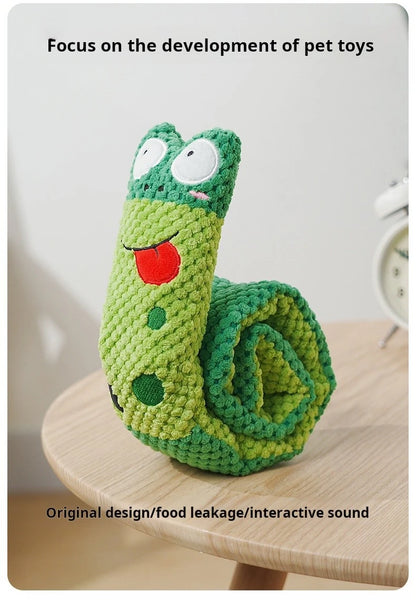 Brinquedo Interativo de Pelúcia para Cães com Som e Comida