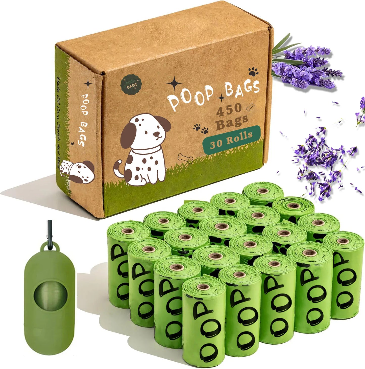 Sacos Biodegradáveis para Resíduos com Aroma de Lavanda