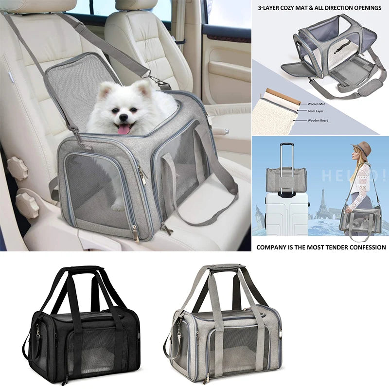 Mochila Respirável para Transporte de Pets