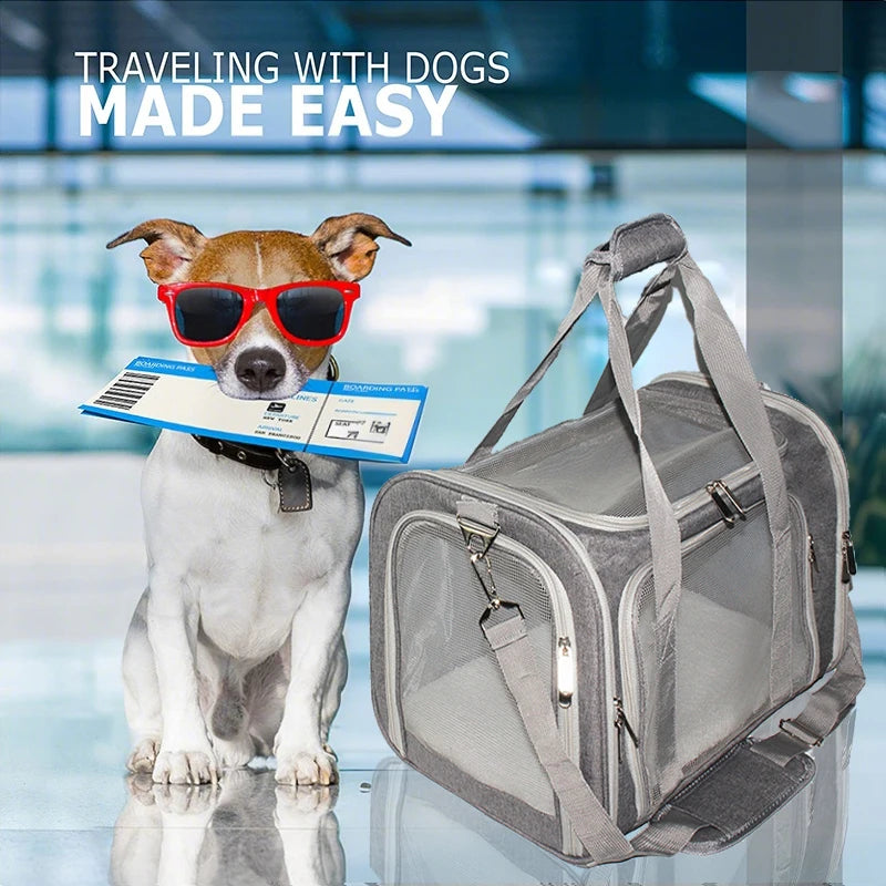 Mochila Respirável para Transporte de Pets