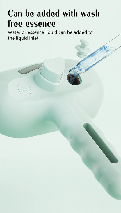 Escova Massageadora com Spray para Pets