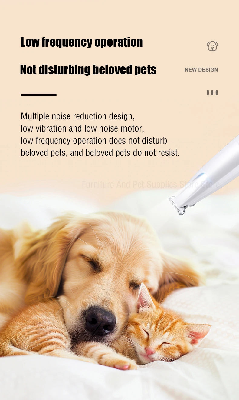 Aparador de Pelos com LED e Display Inteligente