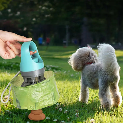 Coletor Portátil de Resíduos com Dispenser de Sacos