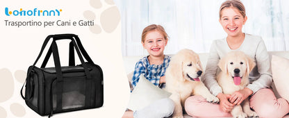 Mochila Respirável para Transporte de Pets