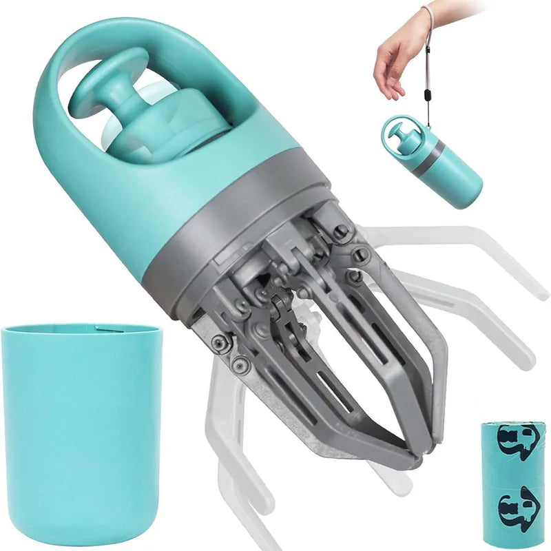 Coletor Portátil de Resíduos com Dispenser de Sacos