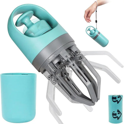 Coletor Portátil de Resíduos com Dispenser de Sacos